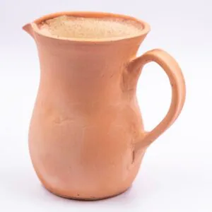 Jarra cerámica ancha con asa 2