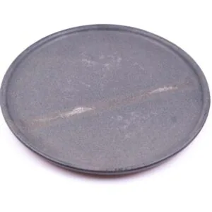 Plato base negro cerámica gres