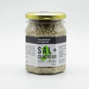 Sal con cilantro y ajo