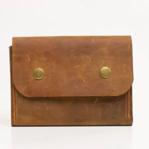Porta celular cuero