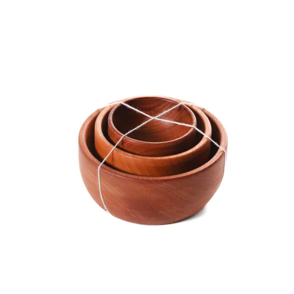 tres pocillos madera