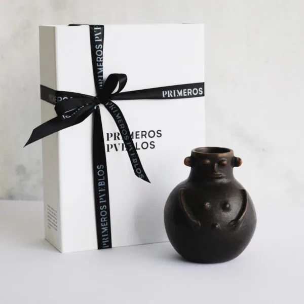 metawe antropomorfo negro caja