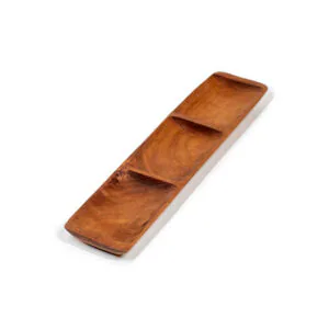 Tabla de madera tres divisiones