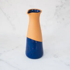 Jarra 6 vasos greda enlozada DE_5