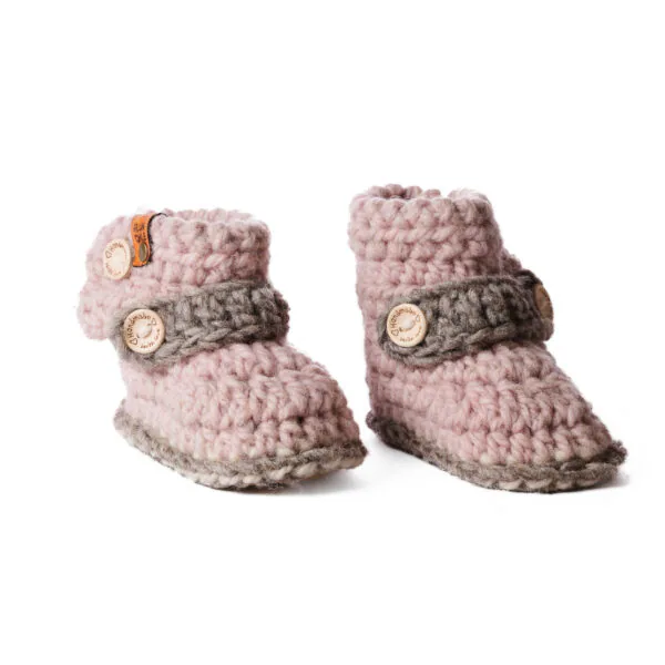 zapato lana infantil