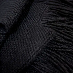 manta negra detalle