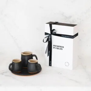Pack lechero y tazas cerámica