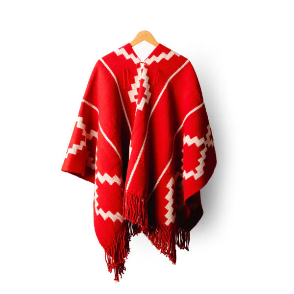 manta cacique roja