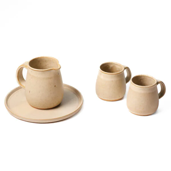 set lechero y 2 tacitas