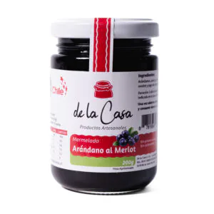 Mermelada de arándanos al merlot