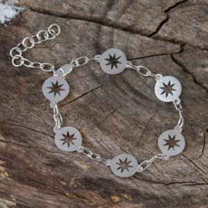 Pulsera de plata modelo gñelfe