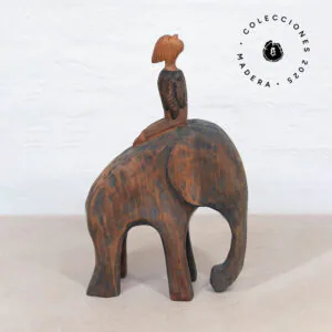 Escultura Hombre en elefante