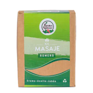 Kit masaje romero: jabón + crema + aceite