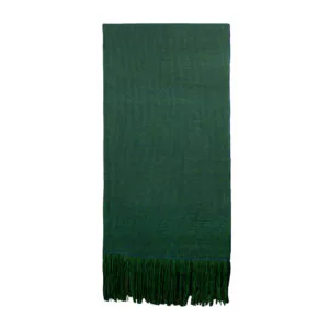 Piecera telar XL verde y azul 222x114 cm.