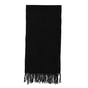 Echarpe telar negro 219x55 cm.