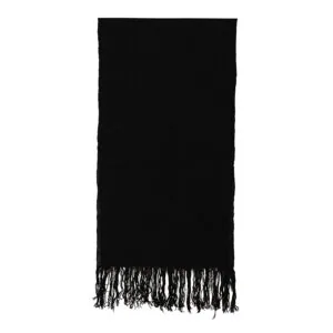 Echarpe telar negro 210x56 cm.