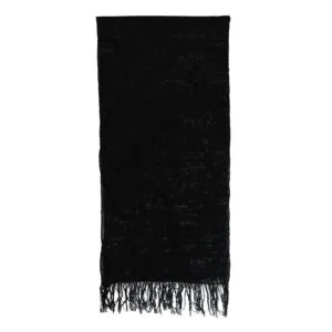 Echarpe telar negro 224x54 cm.