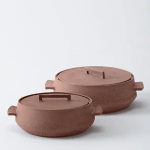 Olla cerámica Carbón roja